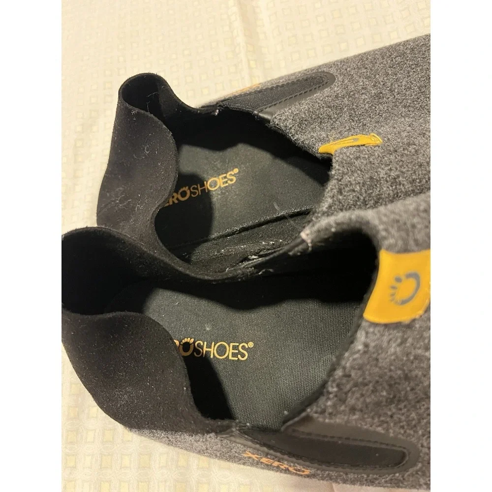 Xero Shoes Men's Grey Pagosa Barefoot Cozy Cool Slip On Shoes 11.5